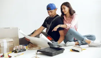 couple planning home renovations